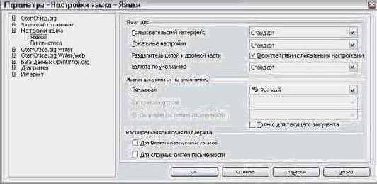 Основы работы в Open Office