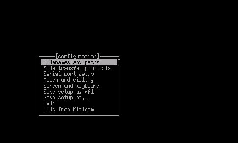 

minicom   
