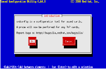 

sndconfig
