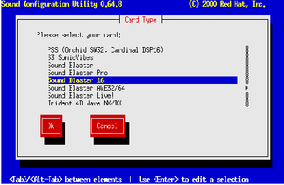 

sndconfig
