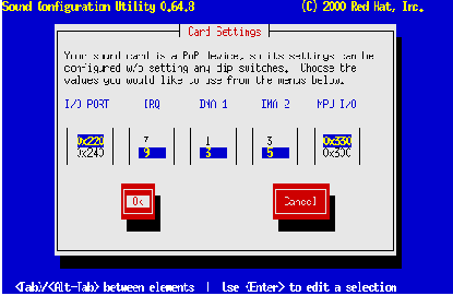 

sndconfig
