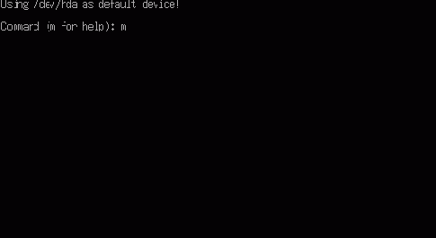

 fdisk  Disk Druid
